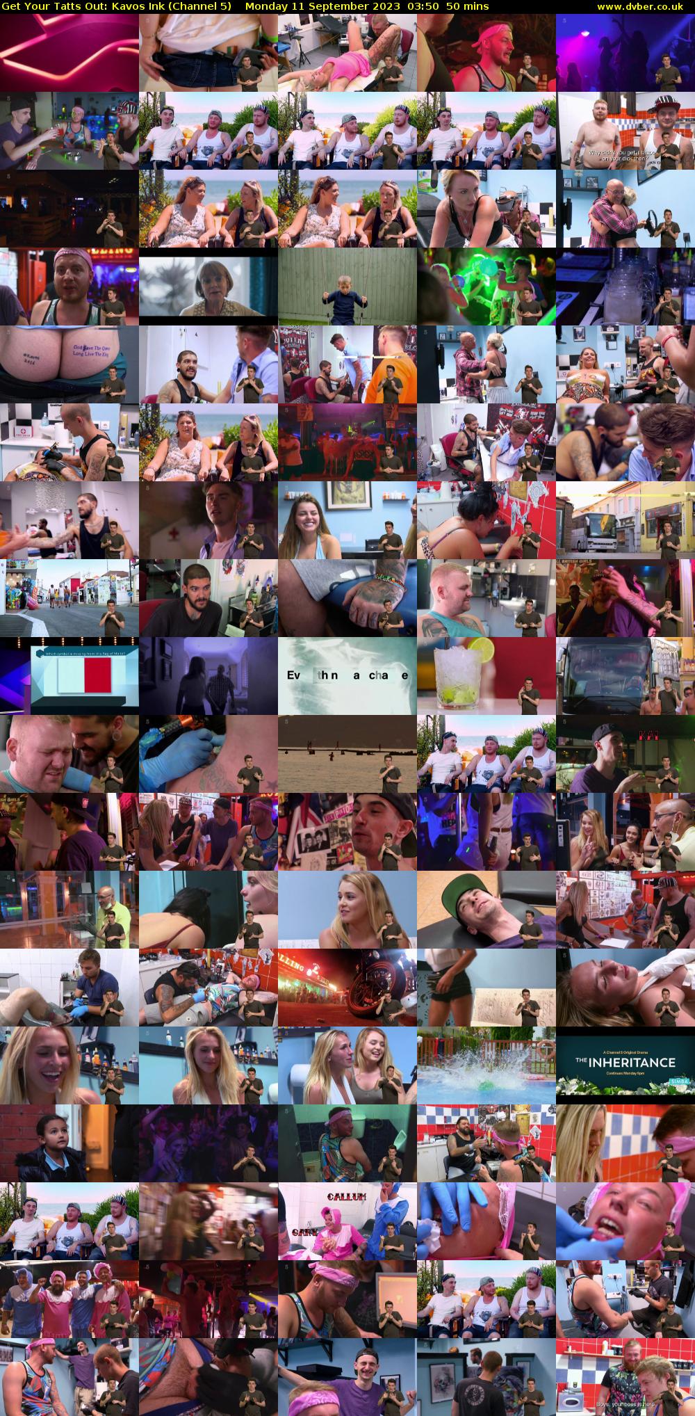 Get Your Tatts Out: Kavos Ink (Channel 5) Monday 11 September 2023 03:50 - 04:40