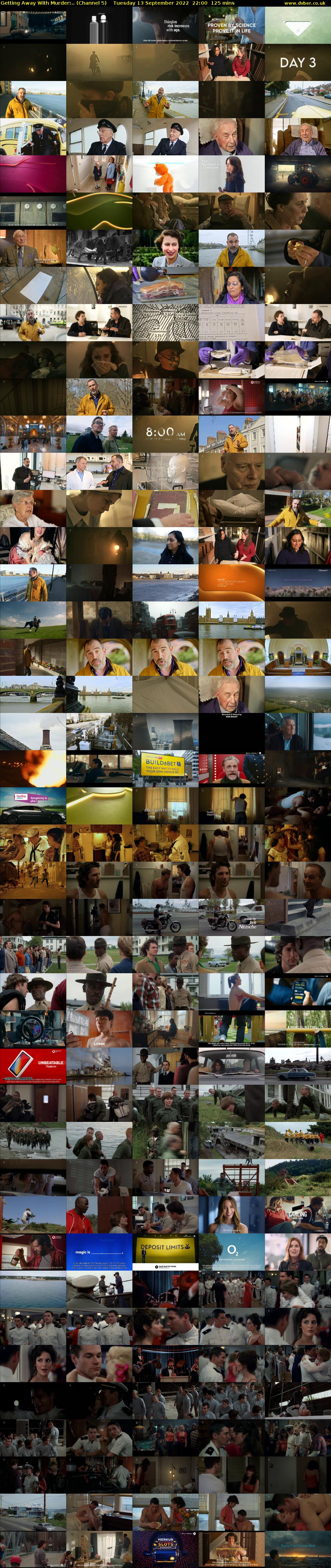 Getting Away With Murder:.. (Channel 5) Tuesday 13 September 2022 22:00 - 00:05