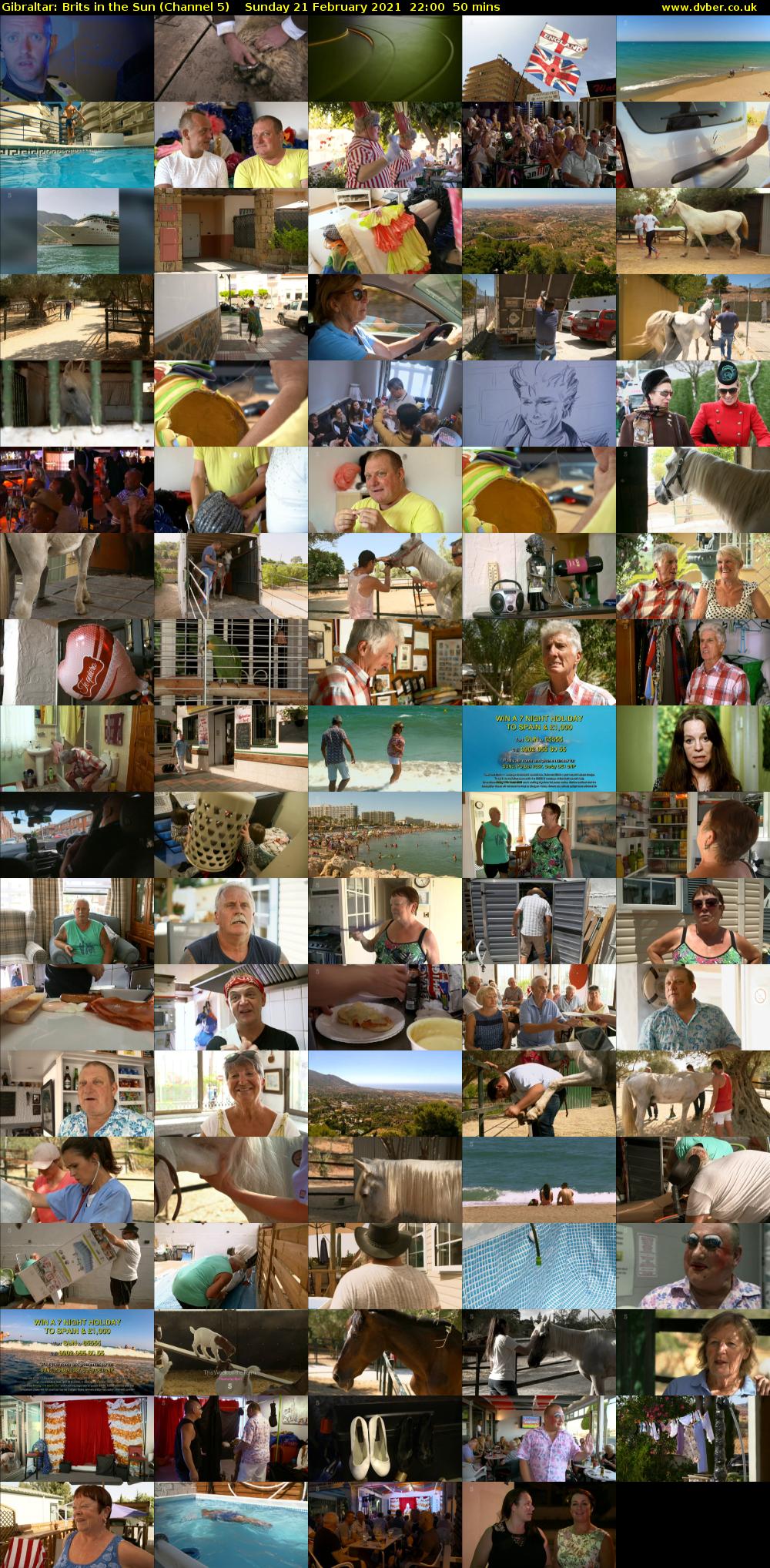 Gibraltar: Brits in the Sun (Channel 5) Sunday 21 February 2021 22:00 - 22:50