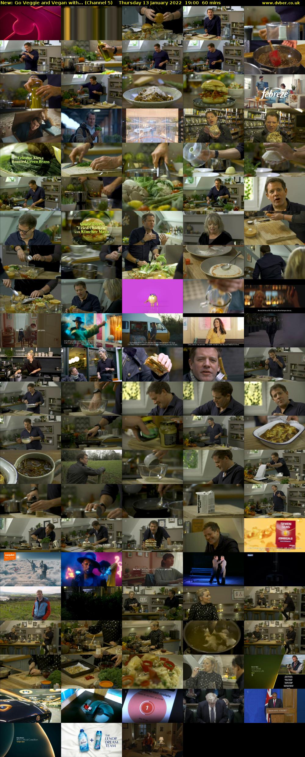 Go Veggie and Vegan with... (Channel 5) Thursday 13 January 2022 19:00 - 20:00