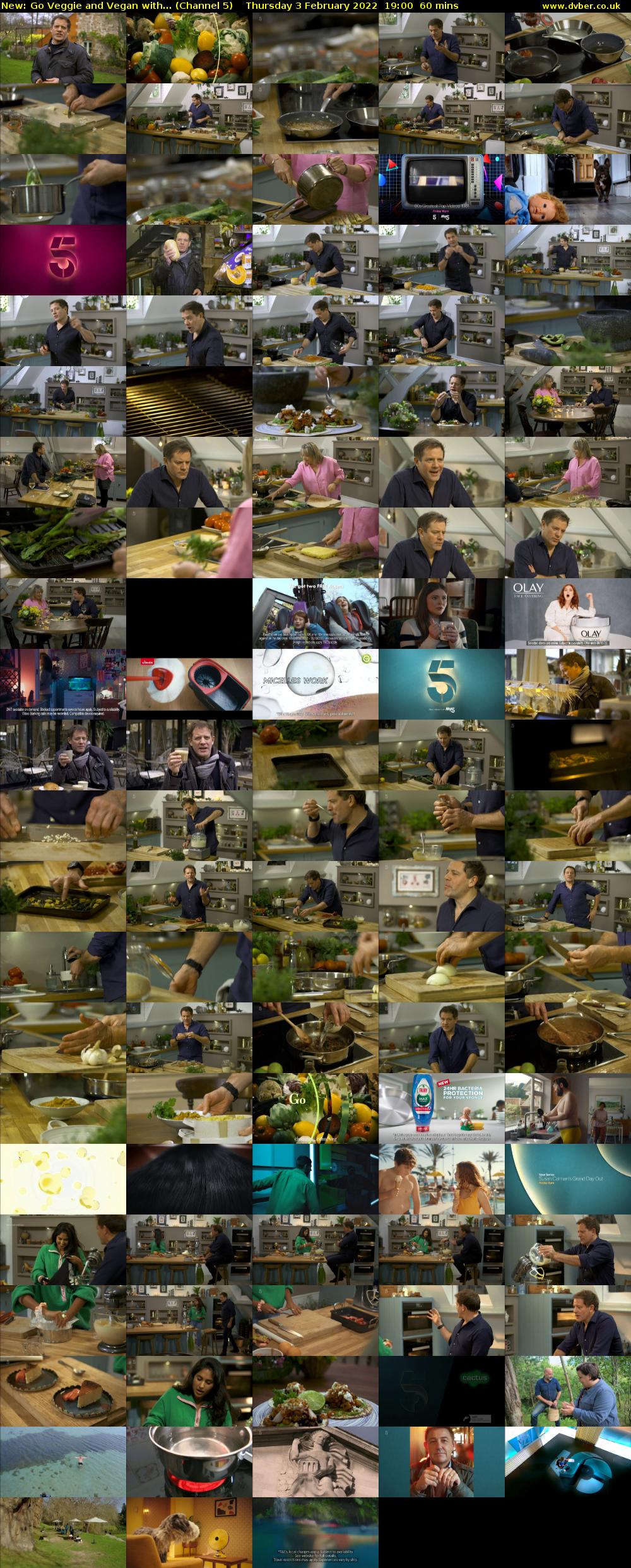Go Veggie and Vegan with... (Channel 5) Thursday 3 February 2022 19:00 - 20:00