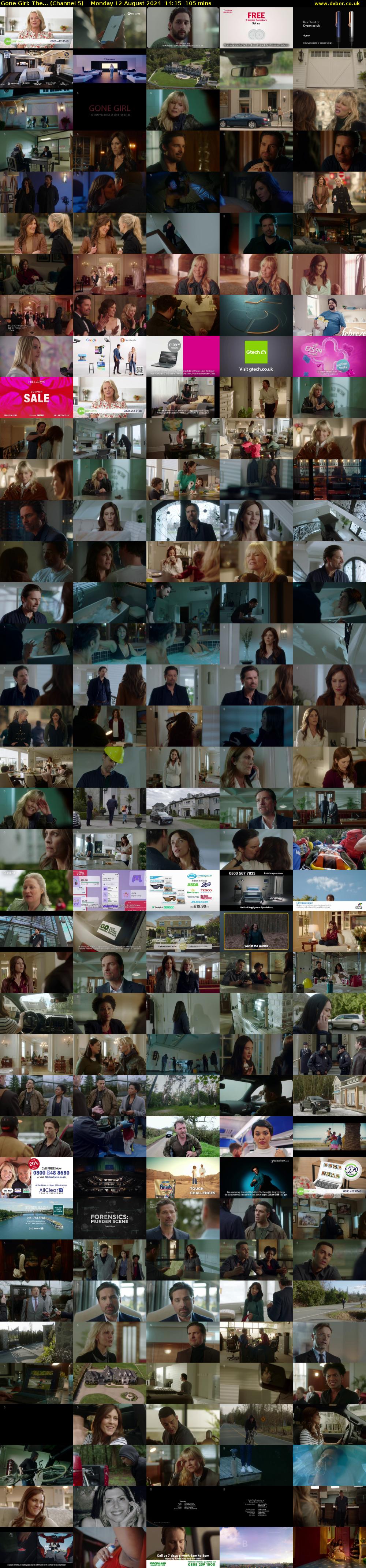 Gone Girl: The... (Channel 5) Monday 12 August 2024 14:15 - 16:00
