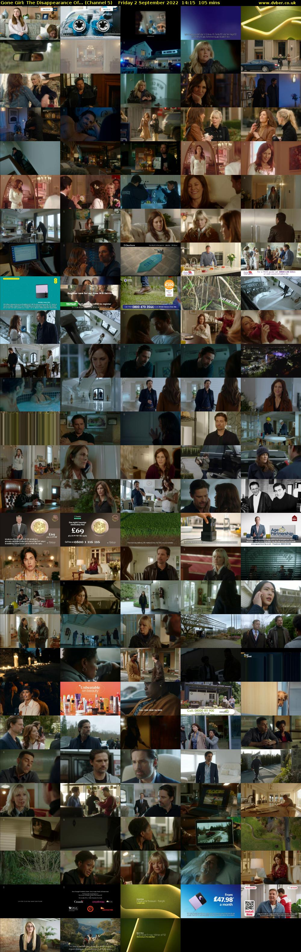 Gone Girl: The Disappearance Of... (Channel 5) Friday 2 September 2022 14:15 - 16:00
