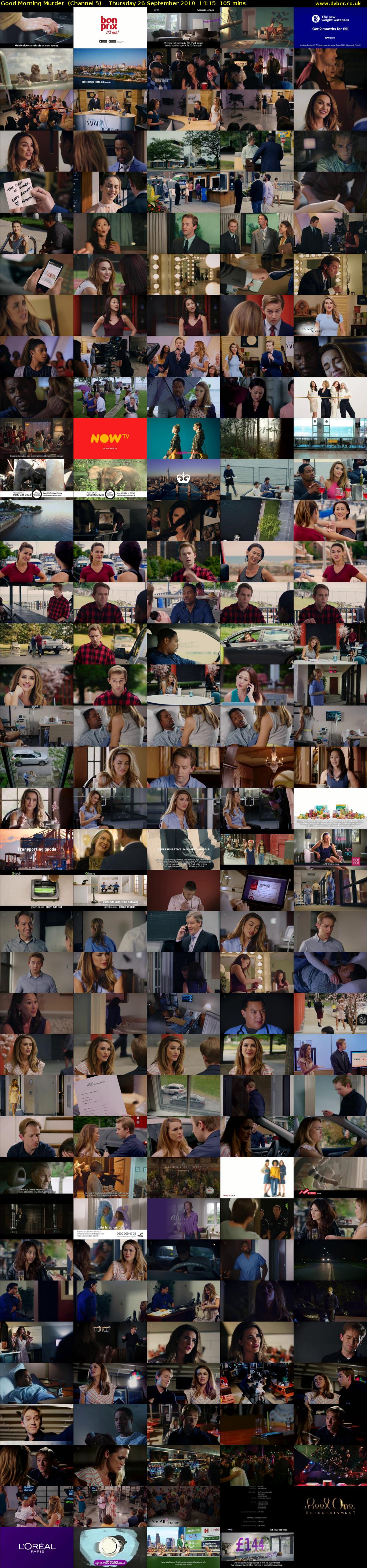 Good Morning Murder  (Channel 5) Thursday 26 September 2019 14:15 - 16:00