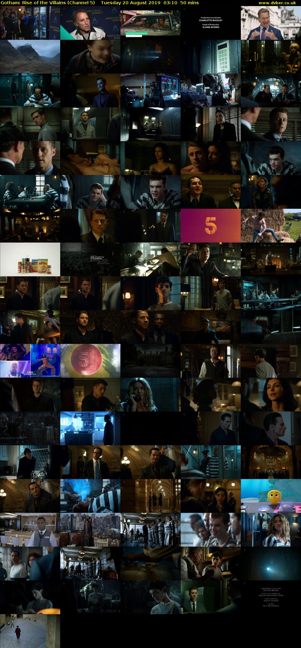 Gotham: Rise of the Villains (Channel 5) Tuesday 20 August 2019 03:10 - 04:00