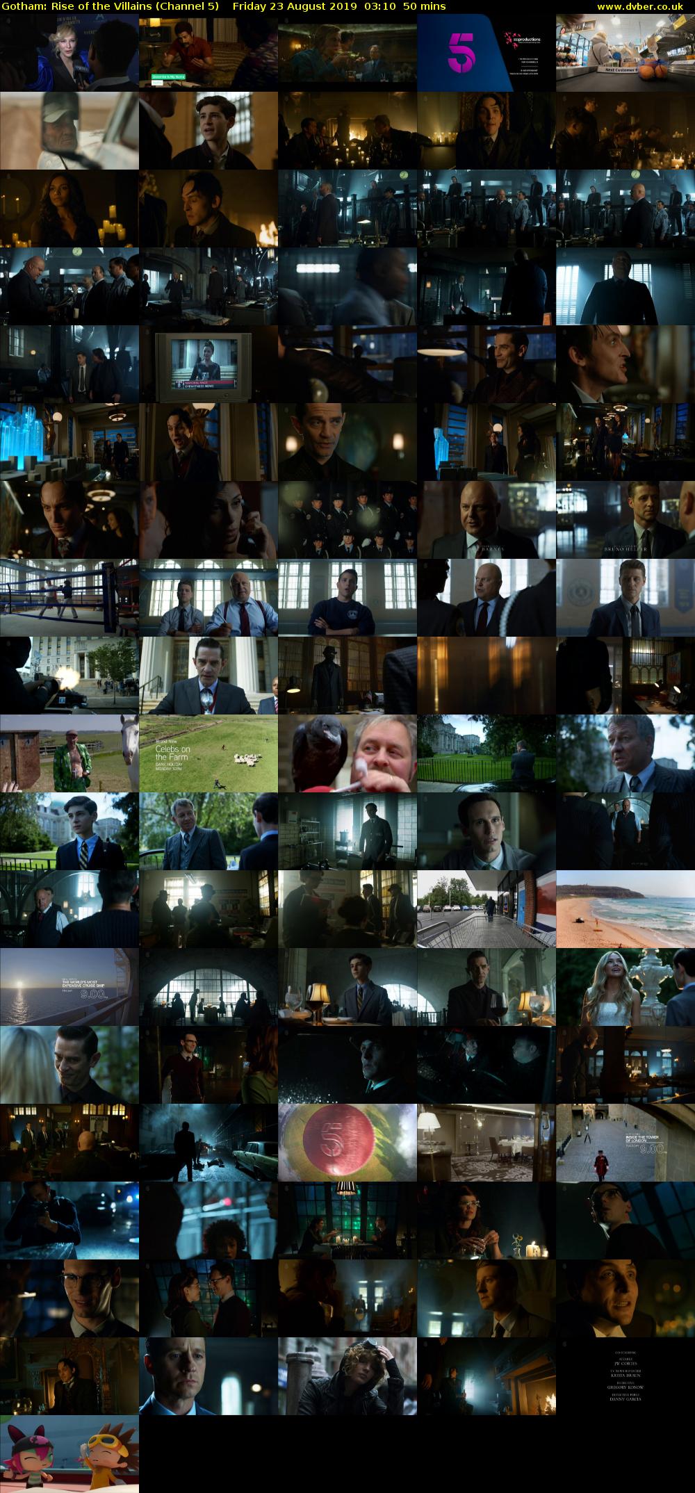 Gotham: Rise of the Villains (Channel 5) Friday 23 August 2019 03:10 - 04:00