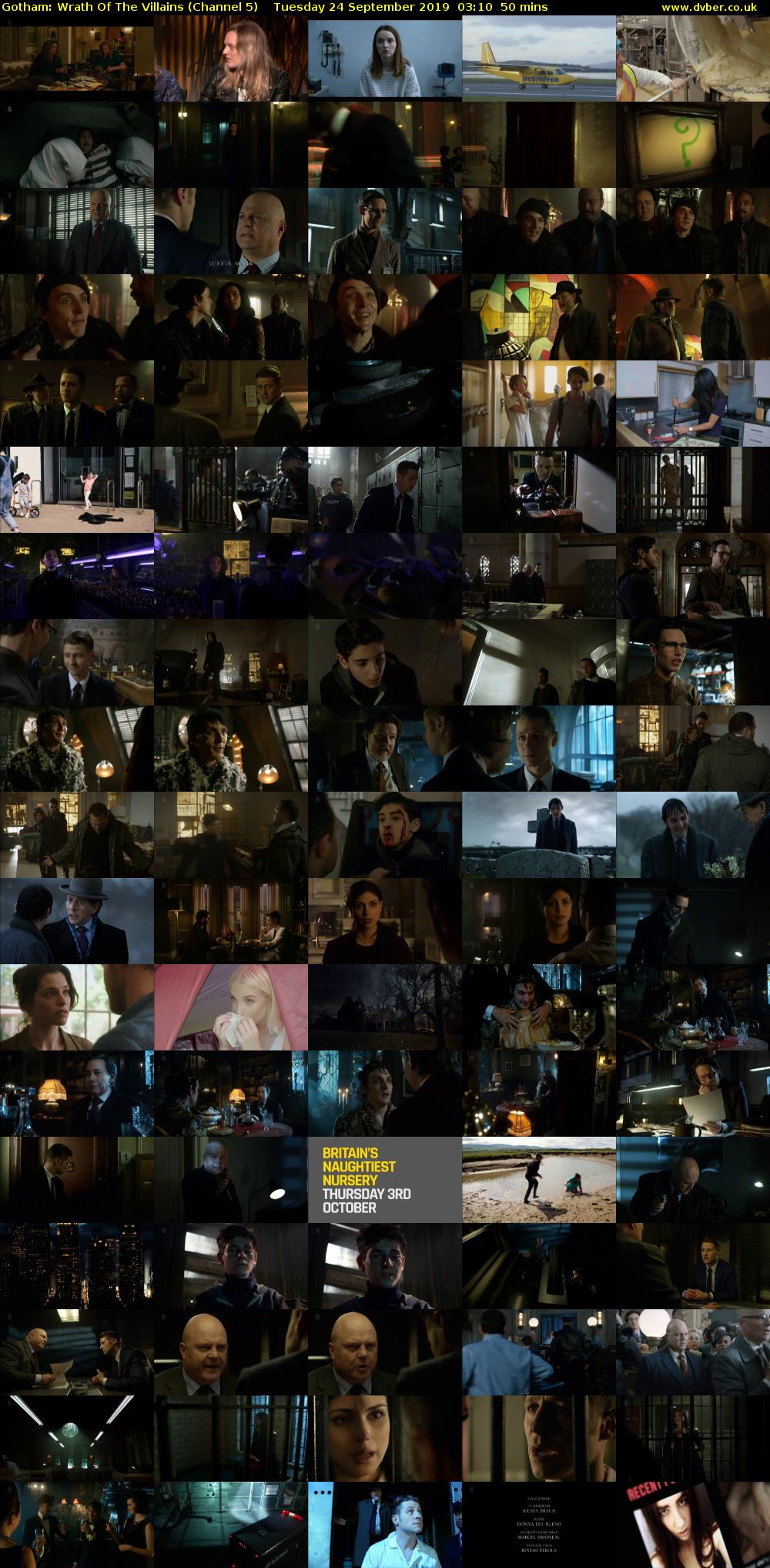 Gotham: Wrath Of The Villains (Channel 5) Tuesday 24 September 2019 03:10 - 04:00