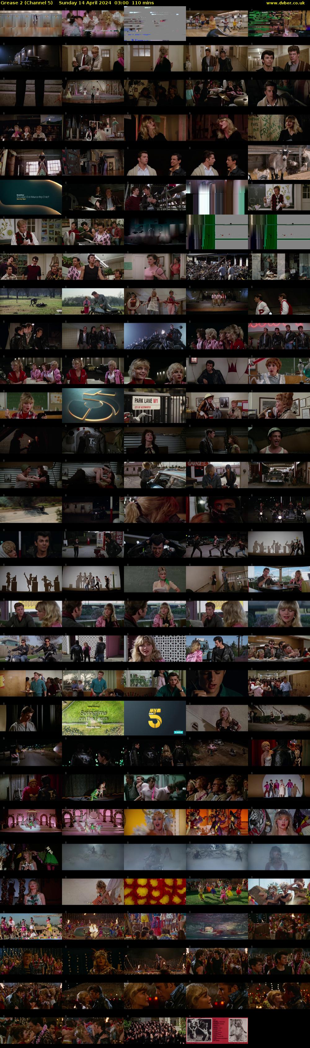 Grease 2 (Channel 5) Sunday 14 April 2024 03:00 - 04:50