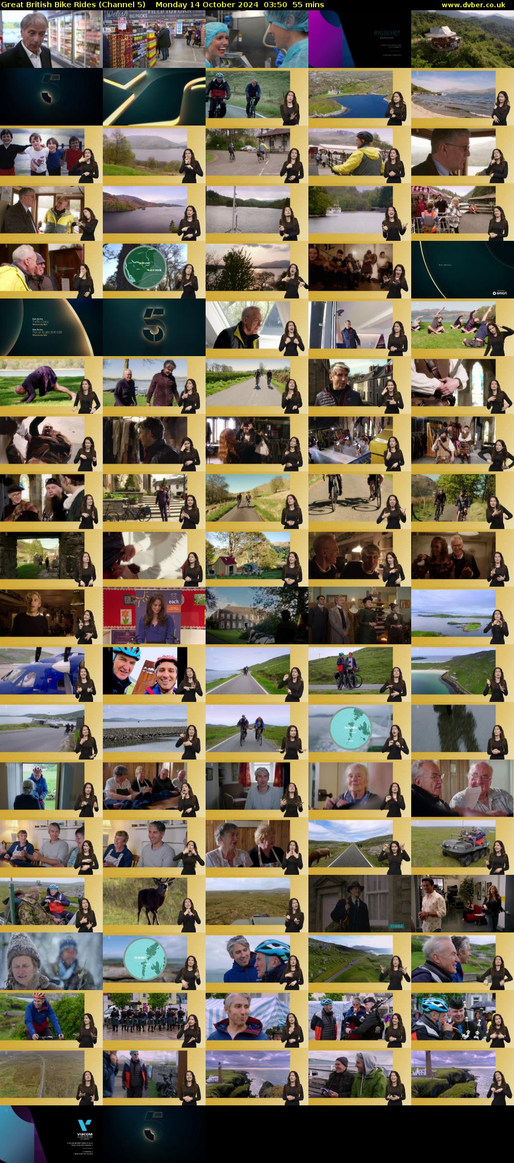 Great British Bike Rides (Channel 5) Monday 14 October 2024 03:50 - 04:45