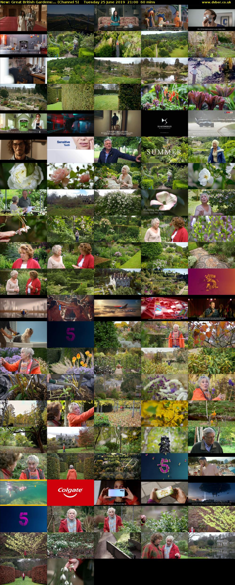 Great British Gardens:... (Channel 5) Tuesday 25 June 2019 21:00 - 22:00