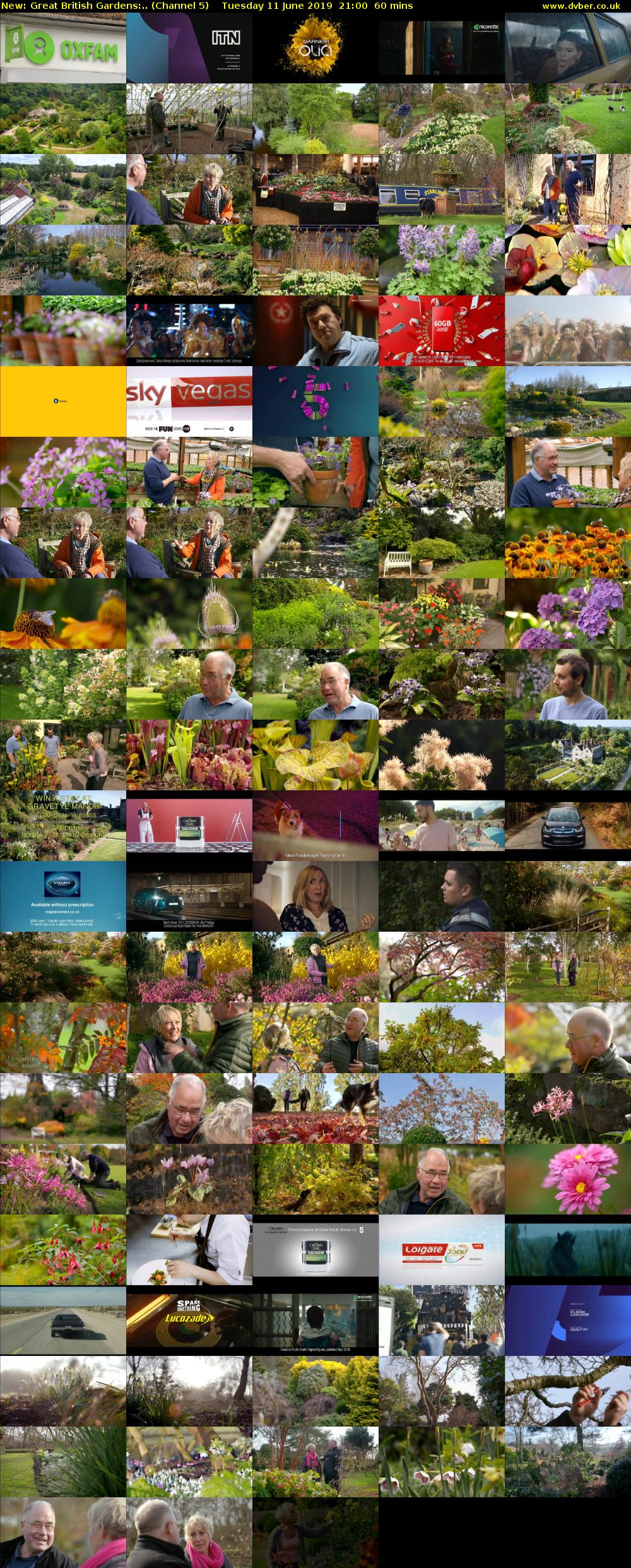 Great British Gardens:.. (Channel 5) Tuesday 11 June 2019 21:00 - 22:00