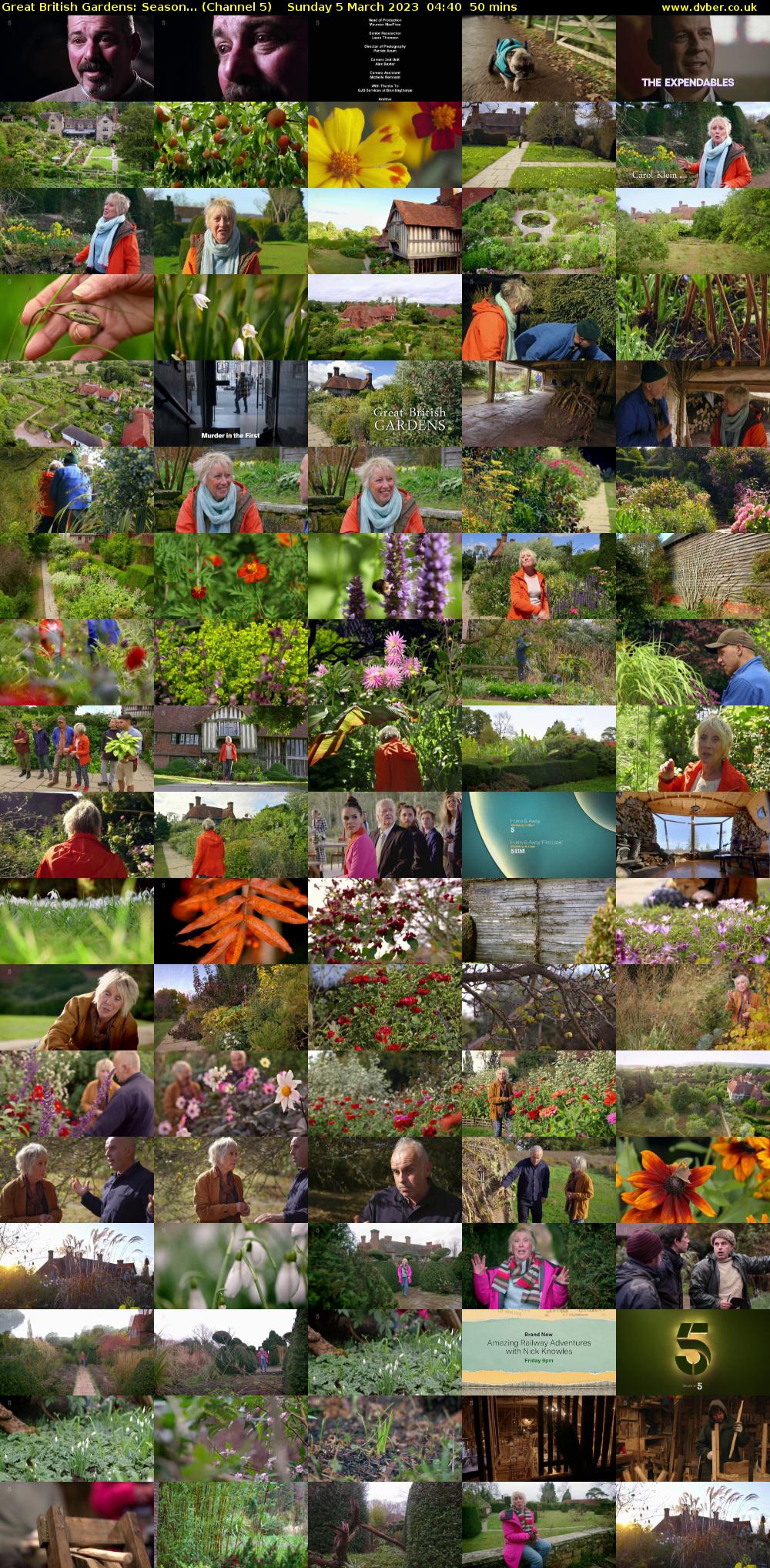 Great British Gardens: Season... (Channel 5) Sunday 5 March 2023 04:40 - 05:30
