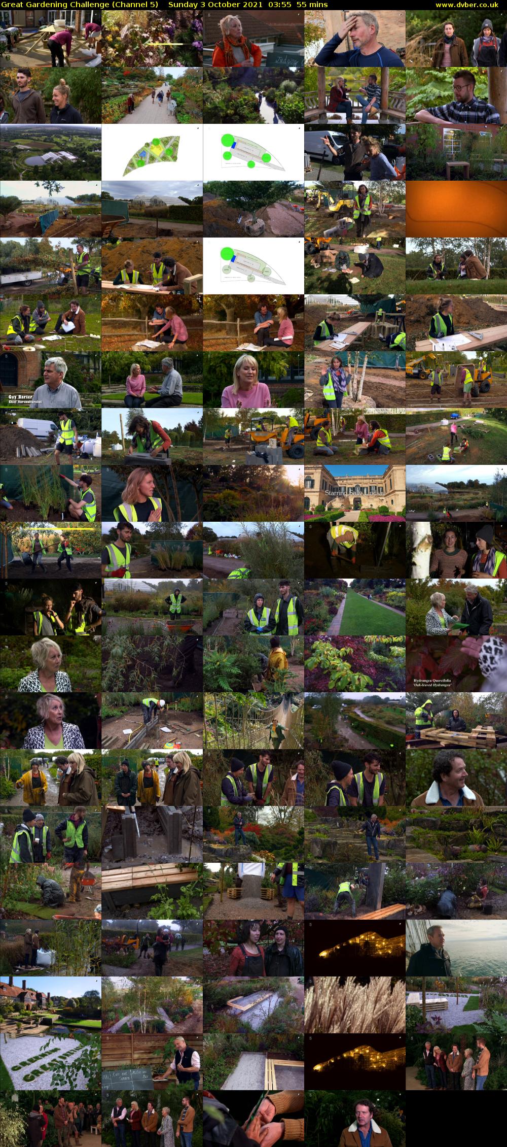 Great Gardening Challenge (Channel 5) Sunday 3 October 2021 03:55 - 04:50