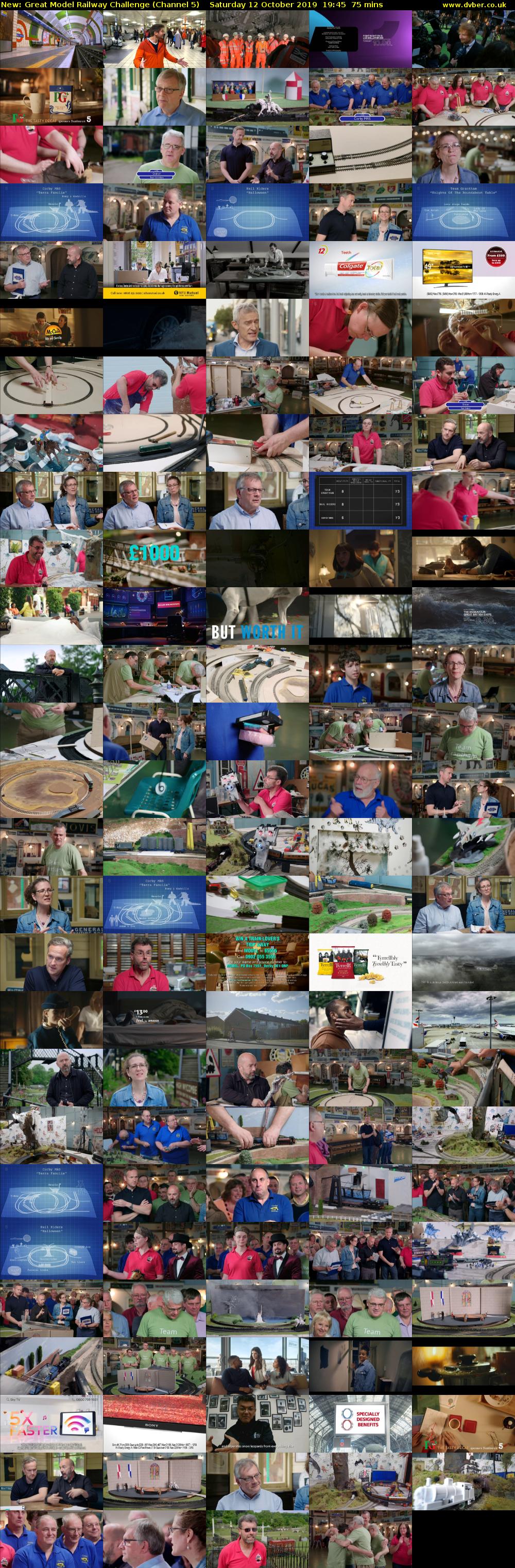 Great Model Railway Challenge (Channel 5) Saturday 12 October 2019 19:45 - 21:00