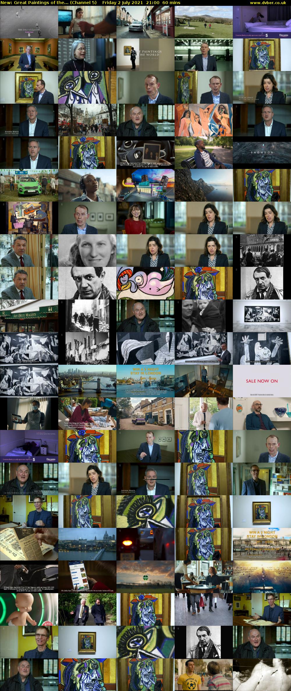 Great Paintings of the... (Channel 5) Friday 2 July 2021 21:00 - 22:00