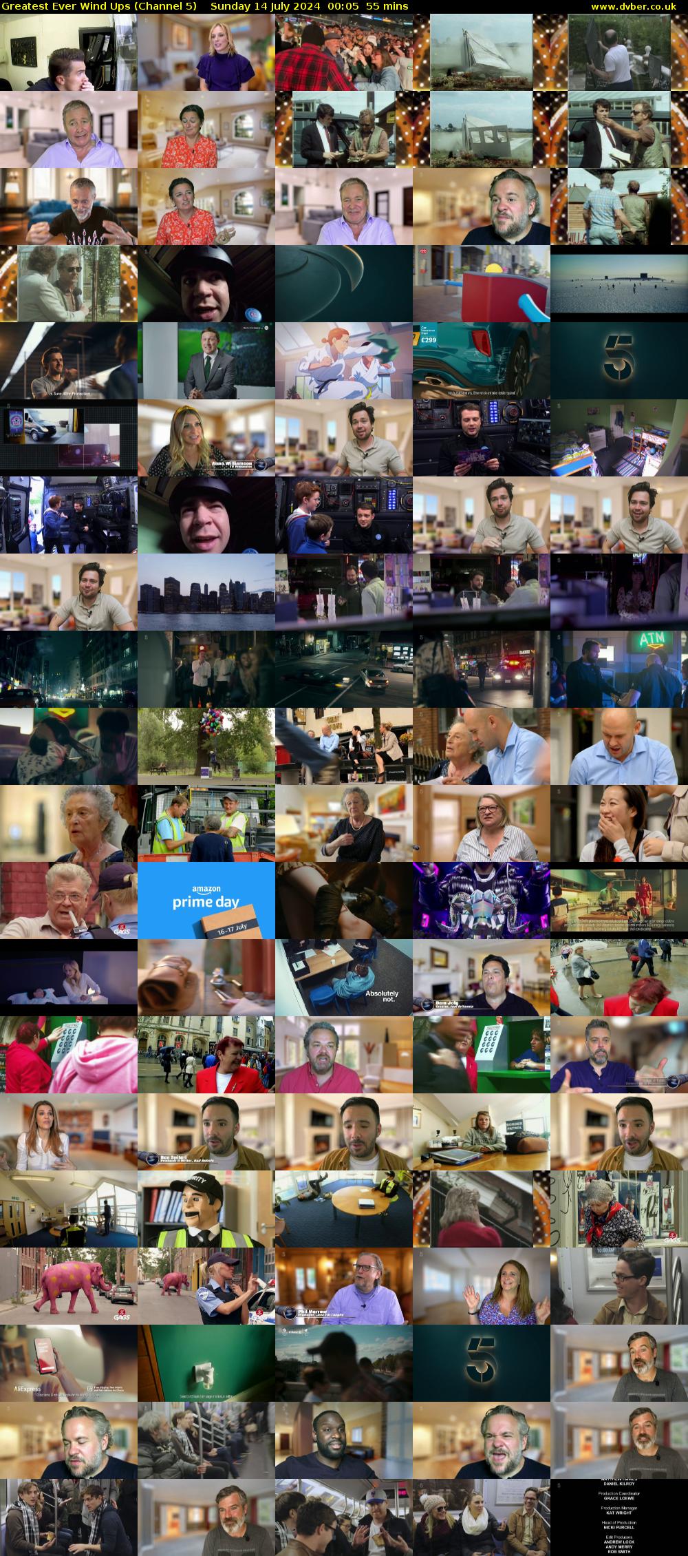 Greatest Ever Wind Ups (Channel 5) Sunday 14 July 2024 00:05 - 01:00