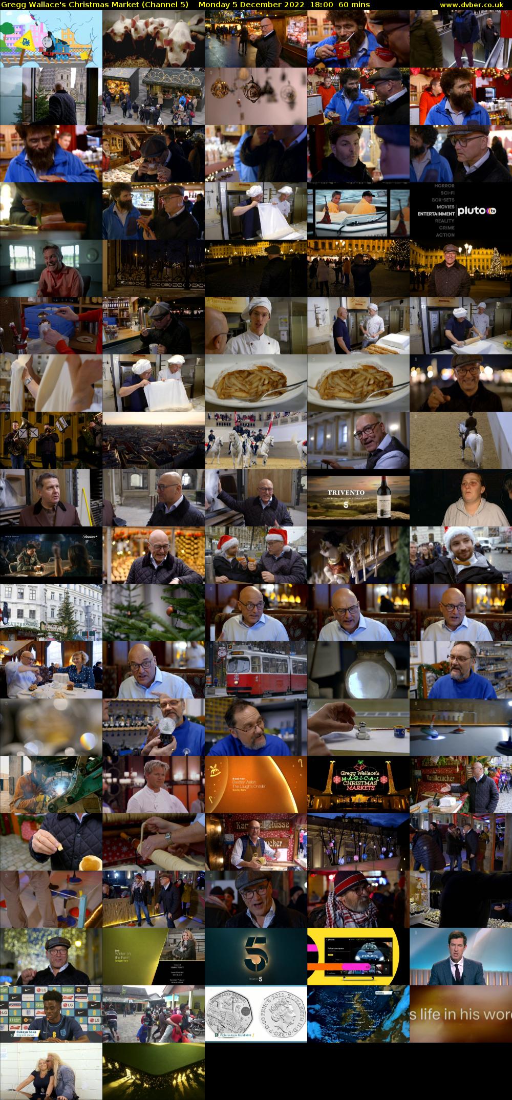 Gregg Wallace's Christmas Market (Channel 5) Monday 5 December 2022 18:00 - 19:00