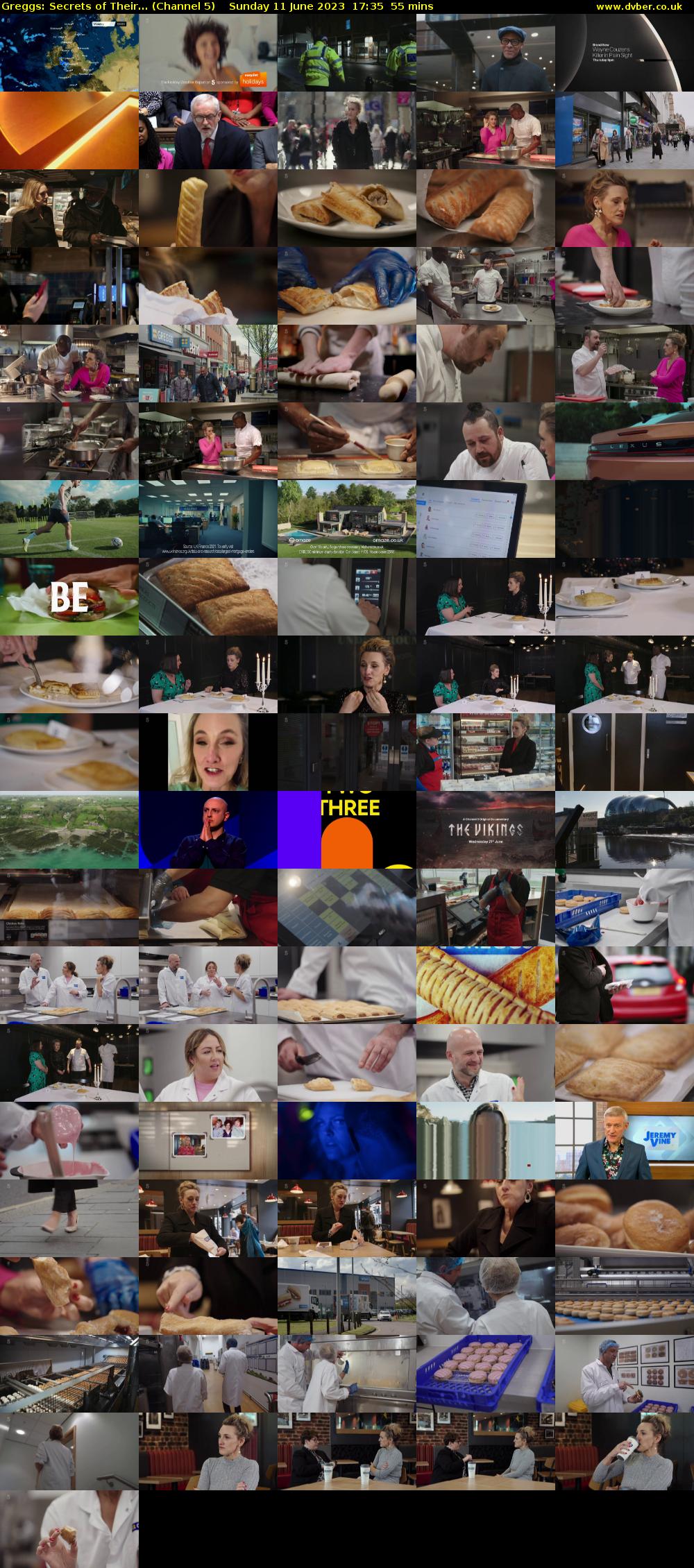 Greggs: Secrets of Their... (Channel 5) Sunday 11 June 2023 17:35 - 18:30