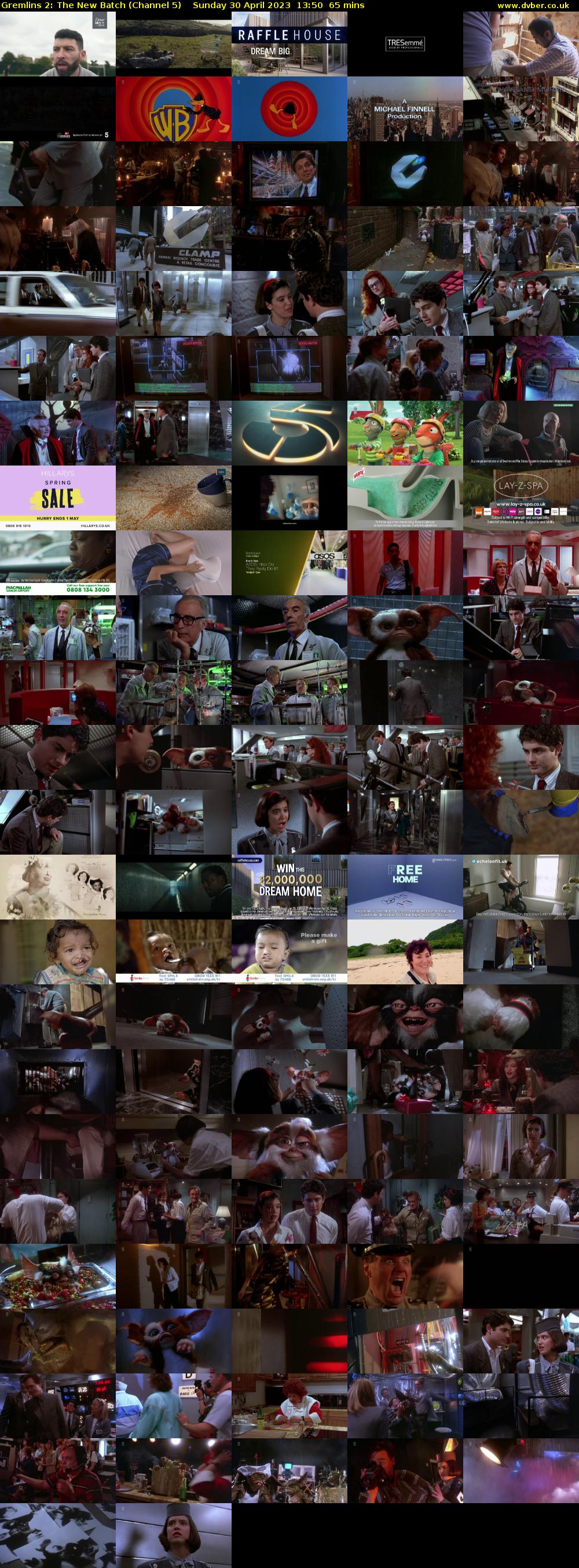 Gremlins 2: The New Batch (Channel 5) Sunday 30 April 2023 13:50 - 14:55