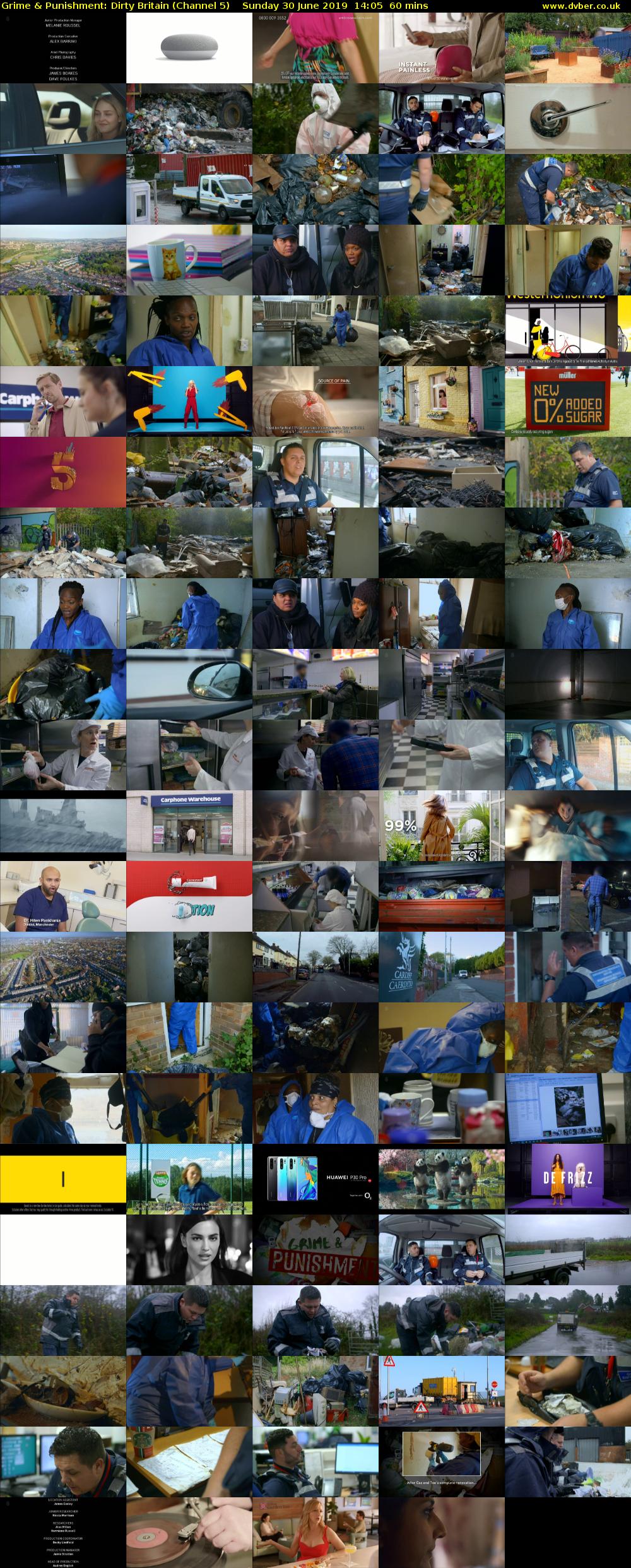 Grime & Punishment: Dirty Britain (Channel 5) Sunday 30 June 2019 14:05 - 15:05