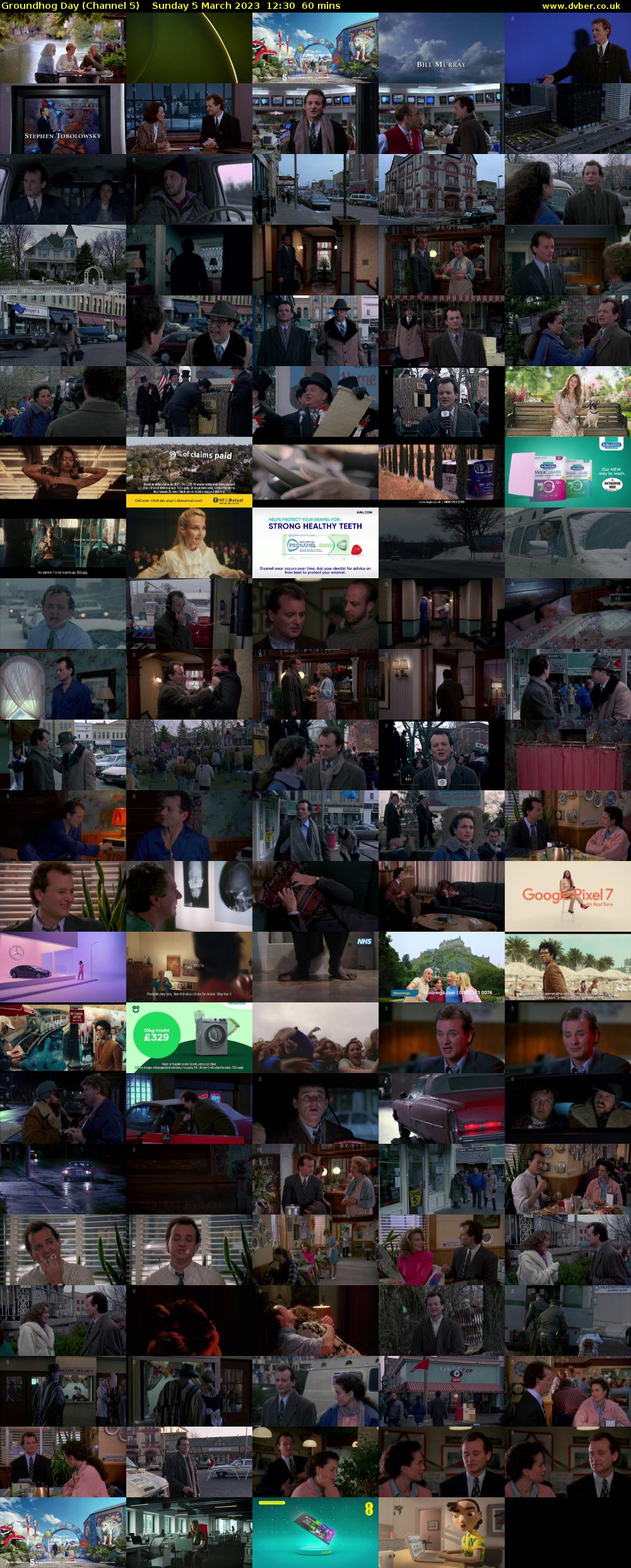 Groundhog Day (Channel 5) Sunday 5 March 2023 12:30 - 13:30
