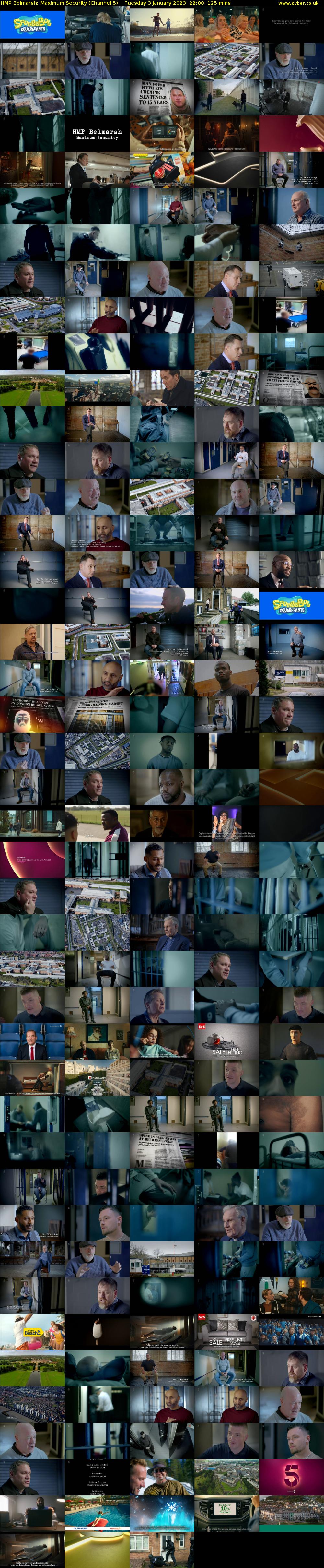 HMP Belmarsh: Maximum Security (Channel 5) Tuesday 3 January 2023 22:00 - 00:05
