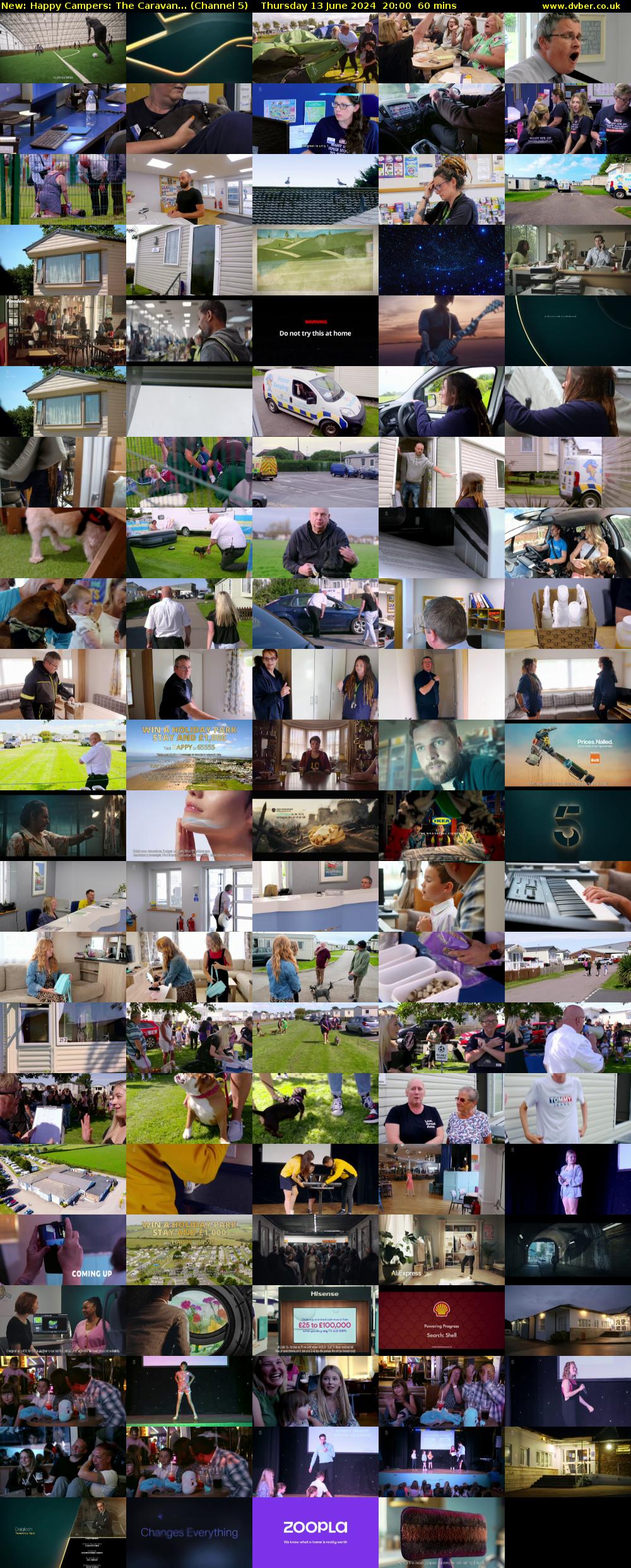 Happy Campers: The Caravan... (Channel 5) Thursday 13 June 2024 20:00 - 21:00