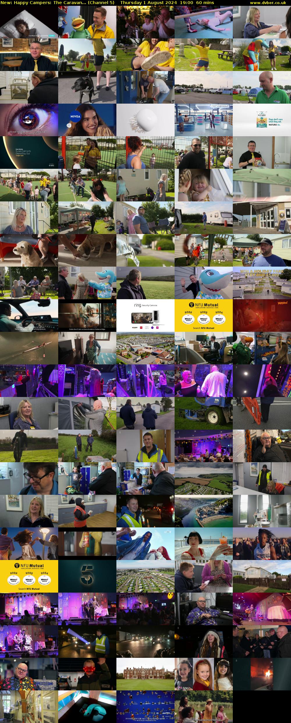 Happy Campers: The Caravan... (Channel 5) Thursday 1 August 2024 19:00 - 20:00