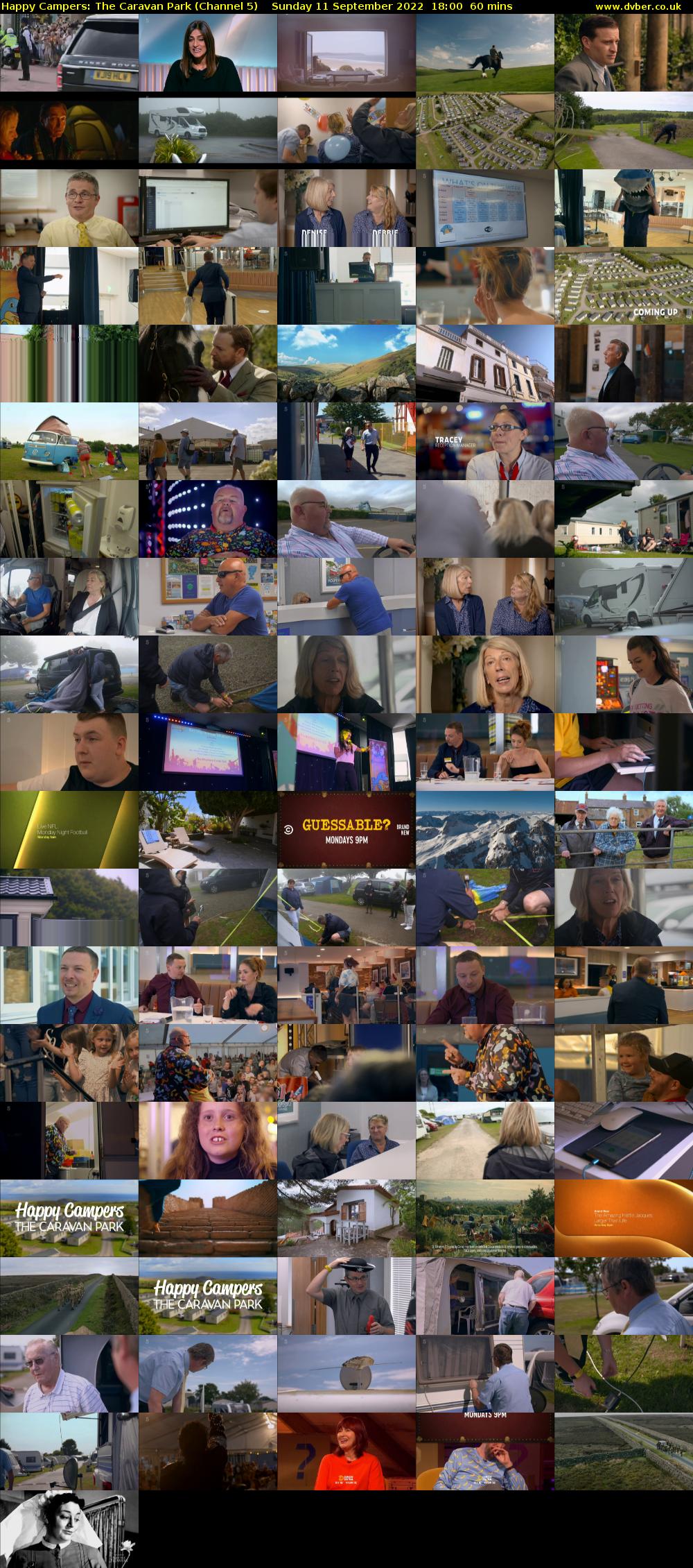 Happy Campers: The Caravan Park (Channel 5) Sunday 11 September 2022 18:00 - 19:00