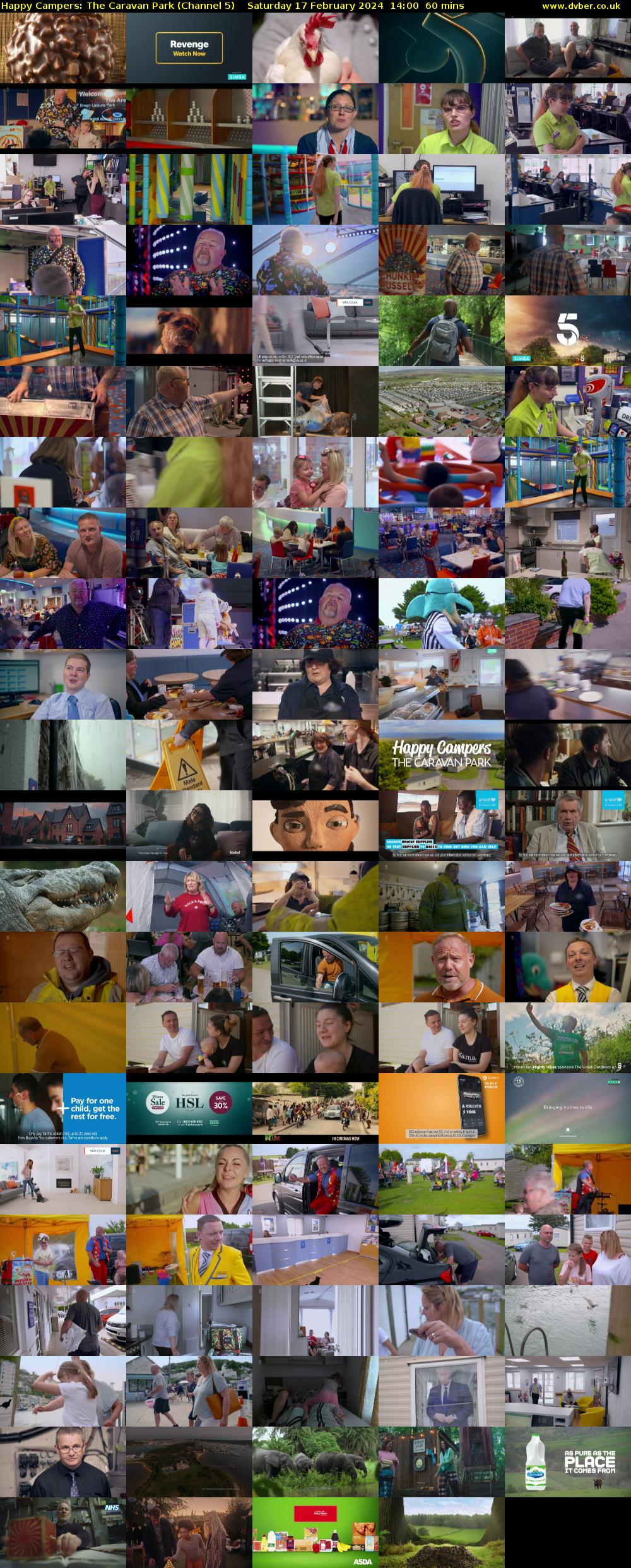 Happy Campers: The Caravan Park (Channel 5) Saturday 17 February 2024 14:00 - 15:00