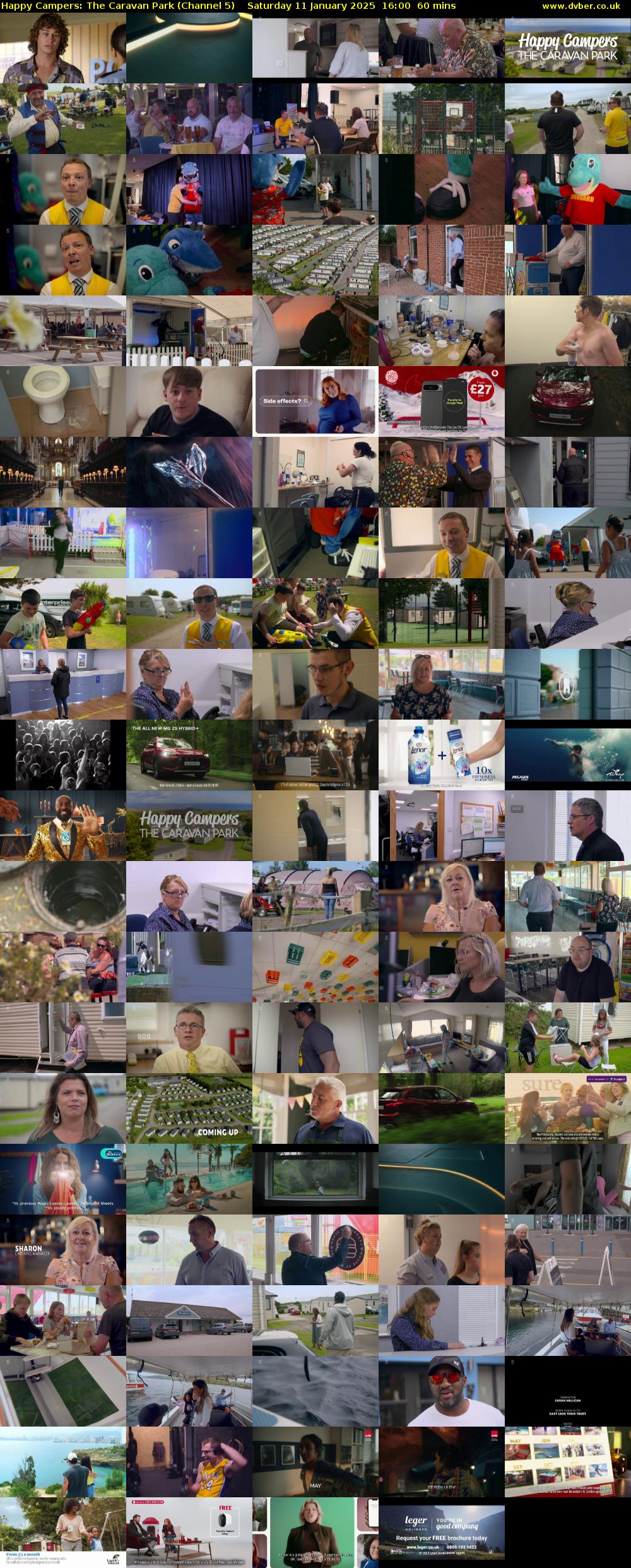 Happy Campers: The Caravan Park (Channel 5) Saturday 11 January 2025 16:00 - 17:00