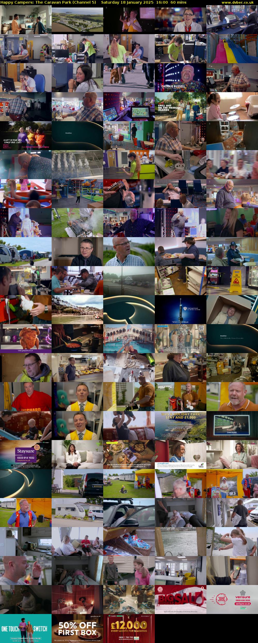 Happy Campers: The Caravan Park (Channel 5) Saturday 18 January 2025 16:00 - 17:00
