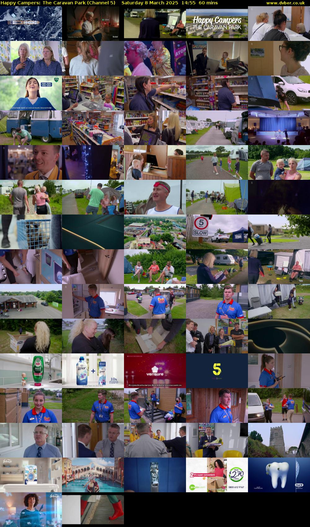 Happy Campers: The Caravan Park (Channel 5) Saturday 8 March 2025 14:55 - 15:55