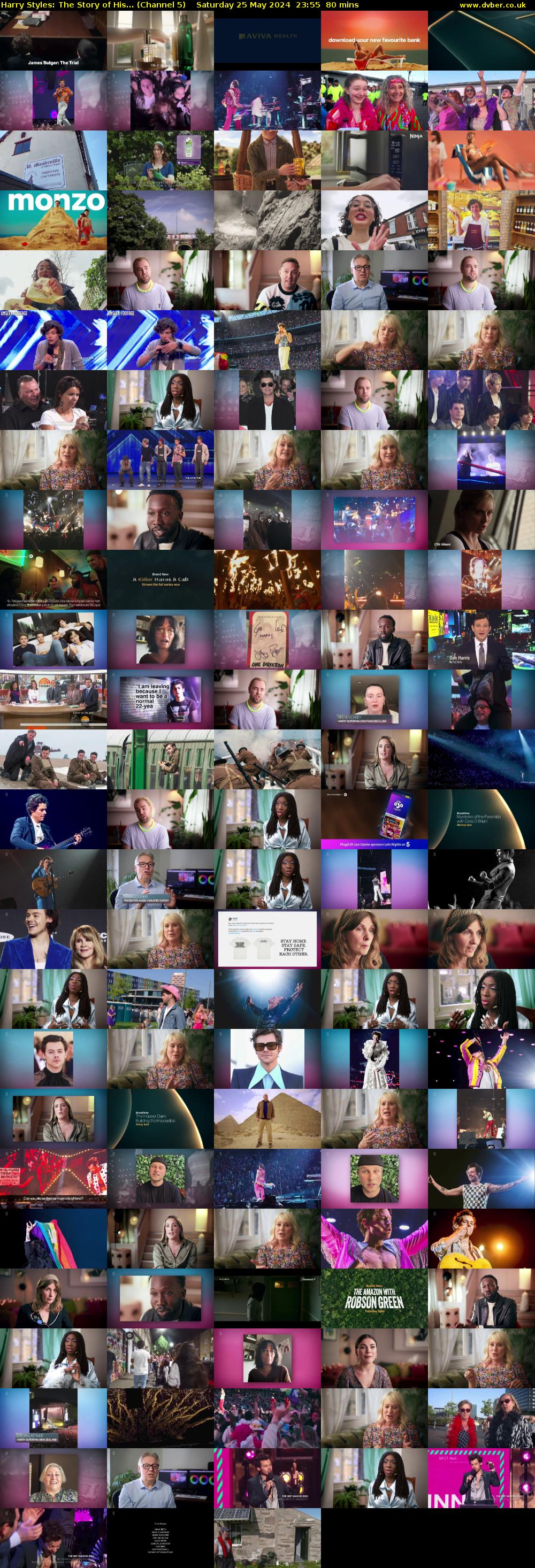 Harry Styles: The Story of His... (Channel 5) Saturday 25 May 2024 23:55 - 01:15