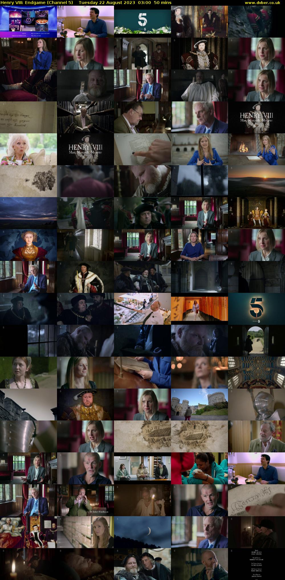 Henry VIII: Endgame (Channel 5) Tuesday 22 August 2023 03:00 - 03:50