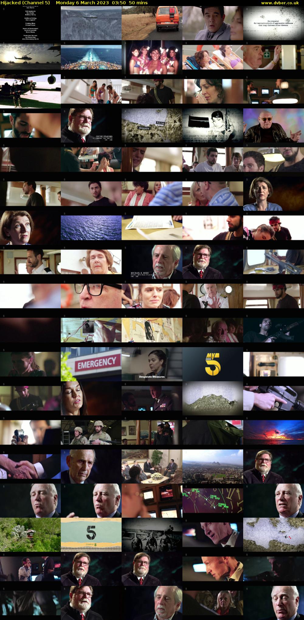 Hijacked (Channel 5) Monday 6 March 2023 03:50 - 04:40