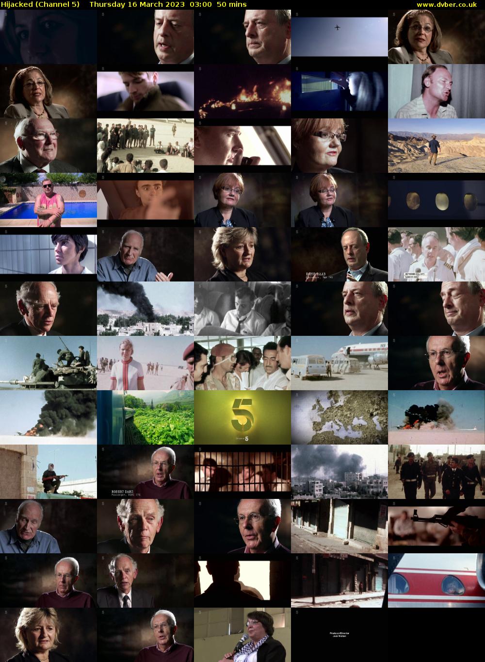 Hijacked (Channel 5) Thursday 16 March 2023 03:00 - 03:50