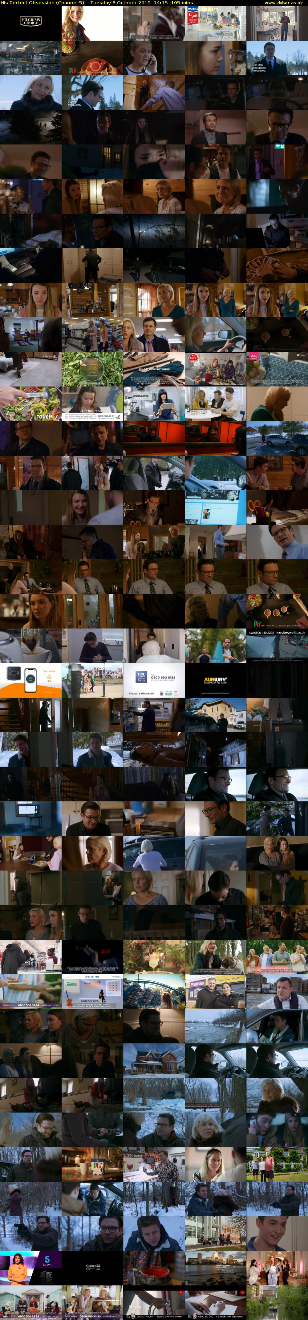His Perfect Obsession (Channel 5) Tuesday 8 October 2019 14:15 - 16:00