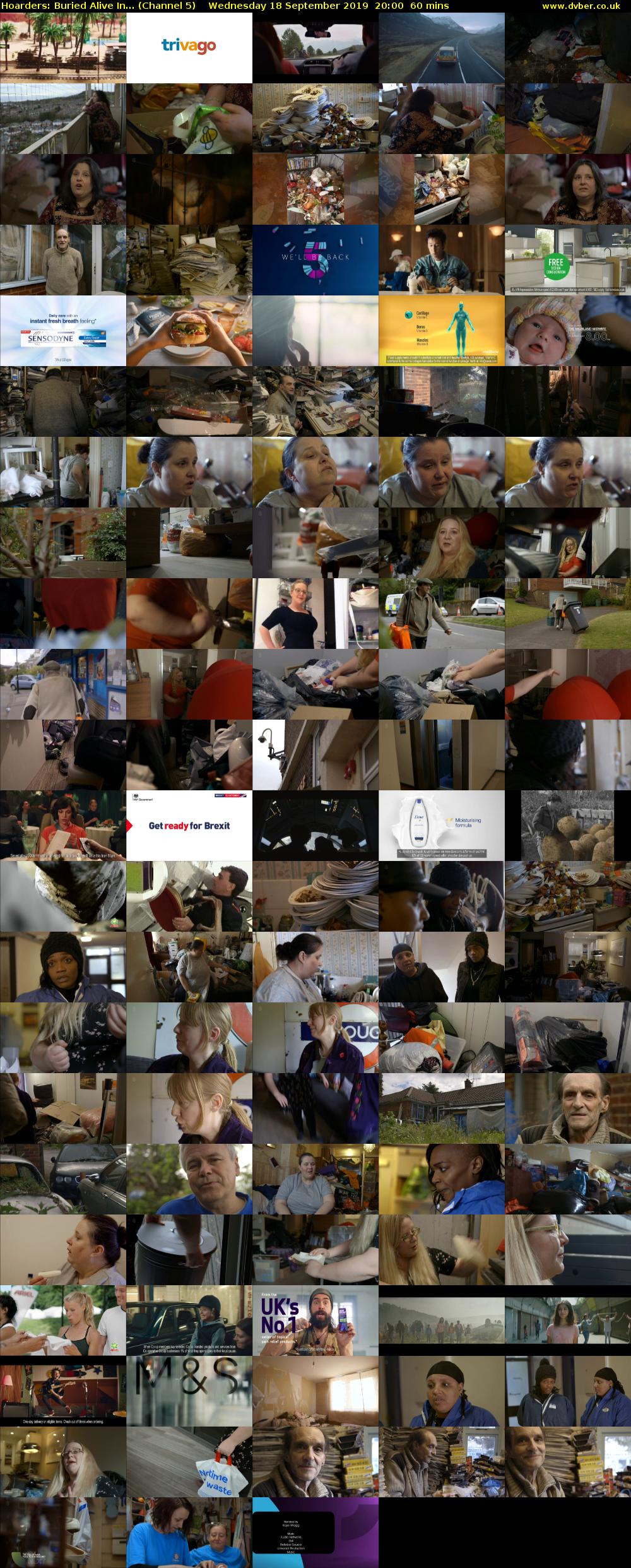 Hoarders: Buried Alive In... (Channel 5) Wednesday 18 September 2019 20:00 - 21:00