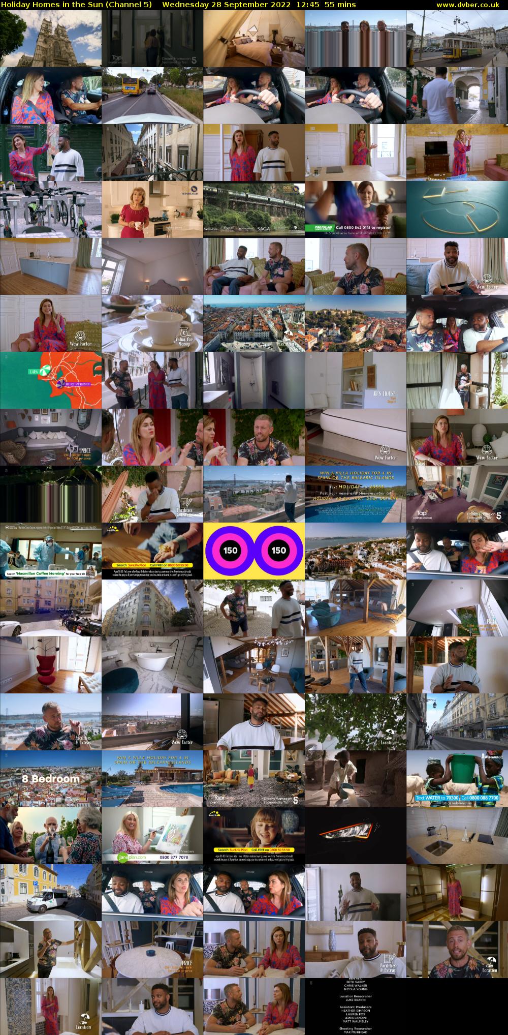 Holiday Homes in the Sun (Channel 5) Wednesday 28 September 2022 12:45 - 13:40