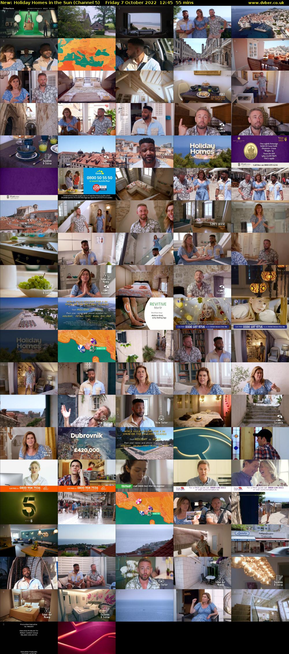 Holiday Homes in the Sun (Channel 5) Friday 7 October 2022 12:45 - 13:40