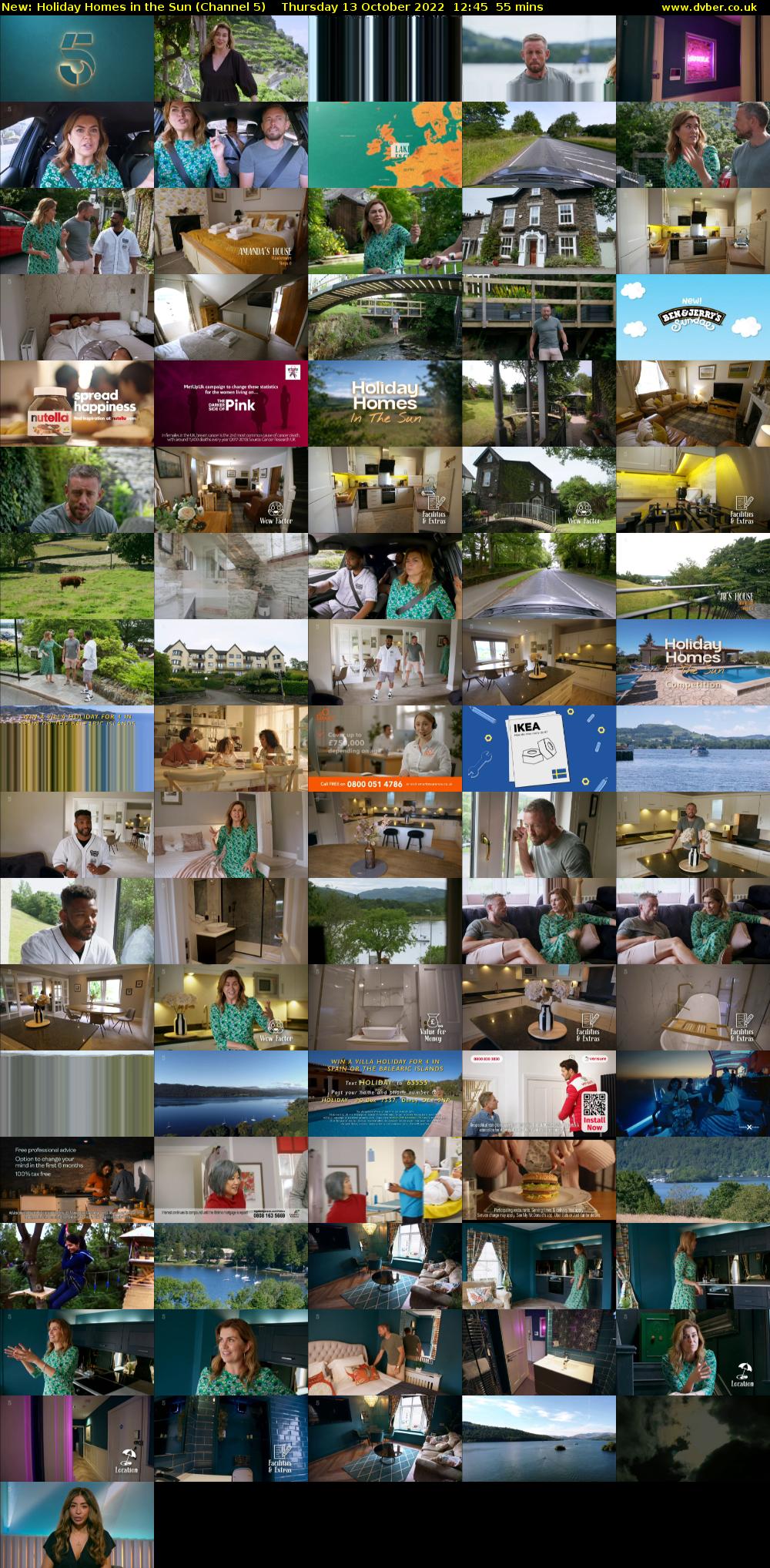 Holiday Homes in the Sun (Channel 5) Thursday 13 October 2022 12:45 - 13:40