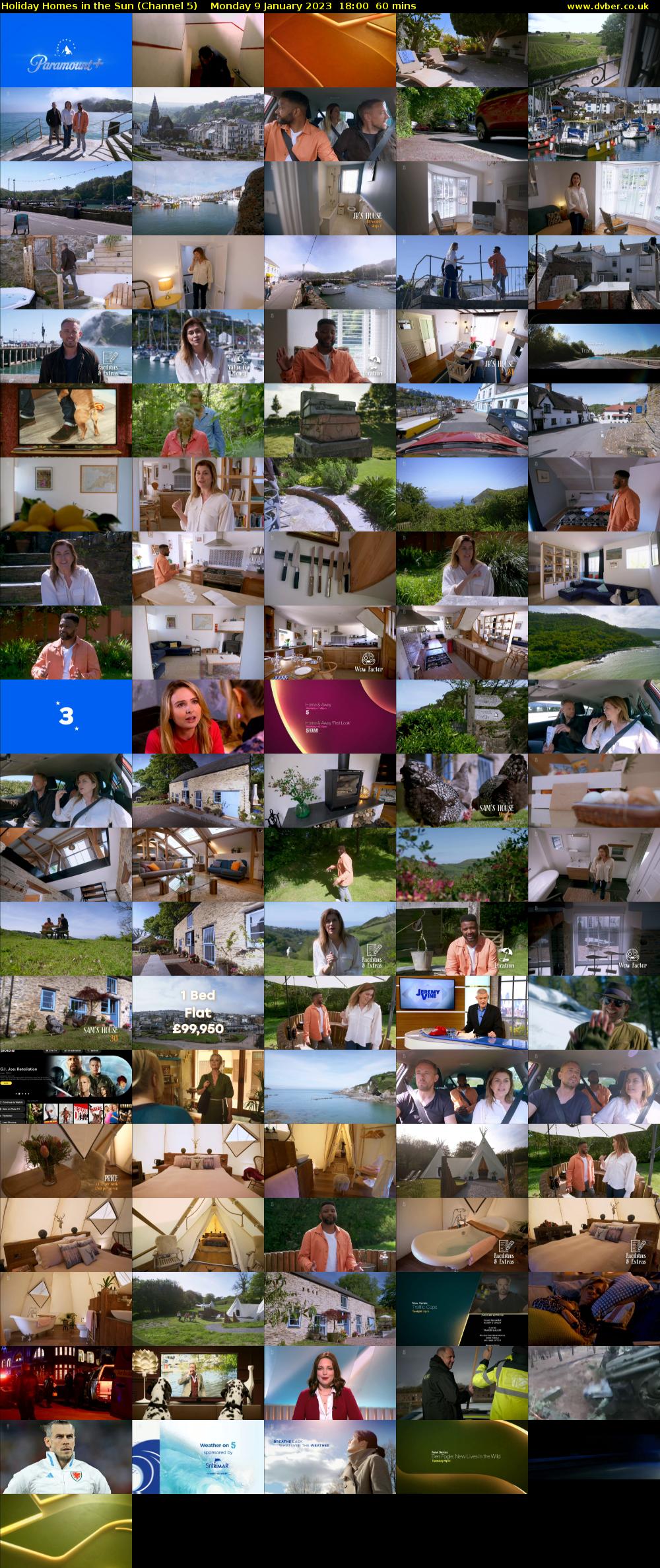 Holiday Homes in the Sun (Channel 5) Monday 9 January 2023 18:00 - 19:00