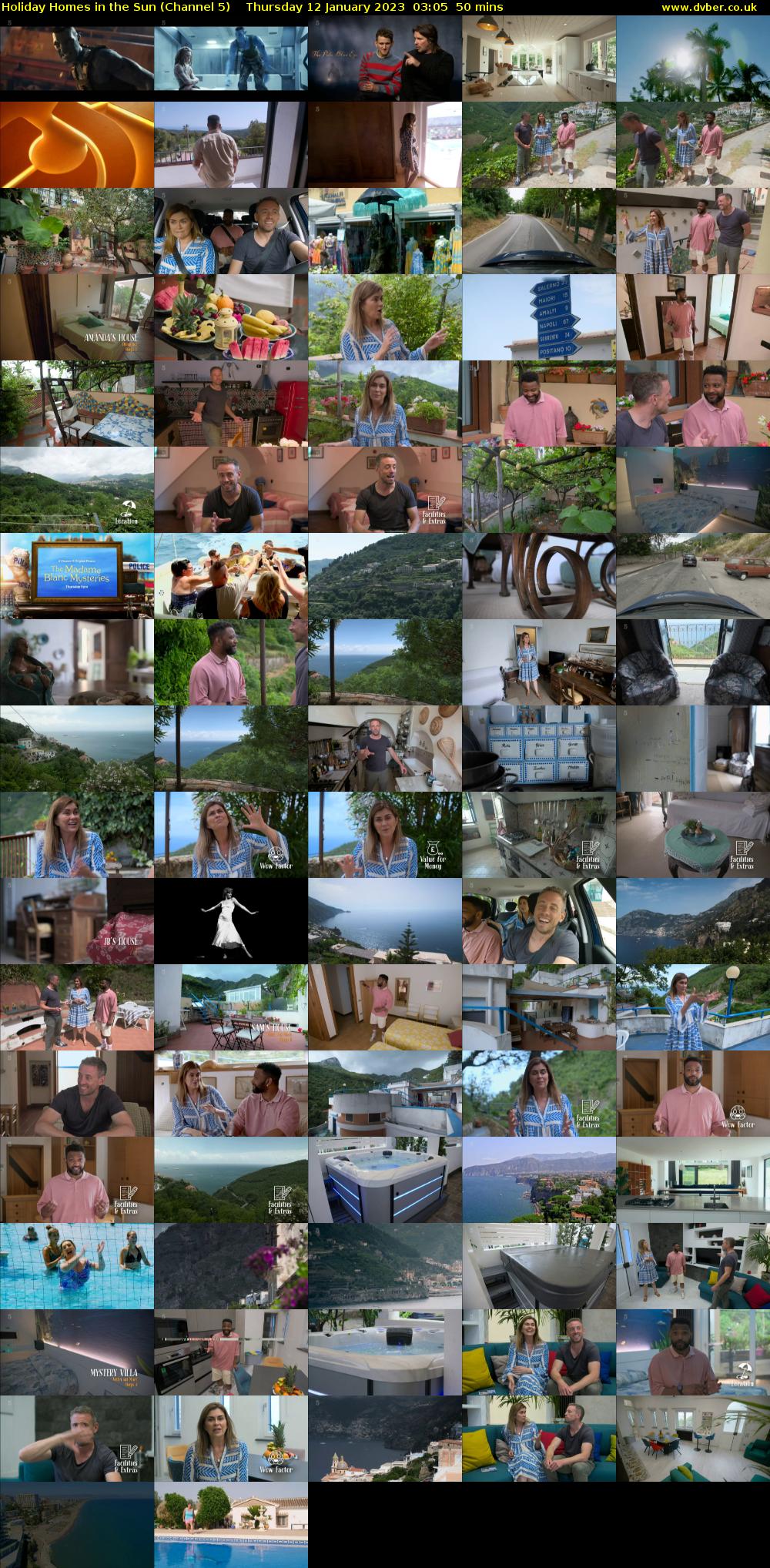 Holiday Homes in the Sun (Channel 5) Thursday 12 January 2023 03:05 - 03:55