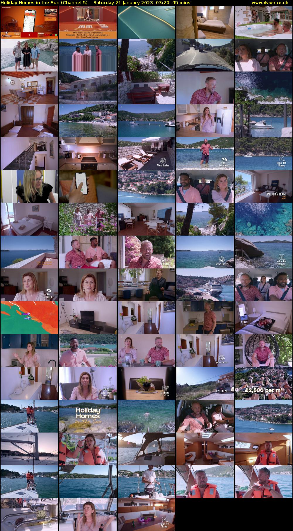 Holiday Homes in the Sun (Channel 5) Saturday 21 January 2023 03:20 - 04:05