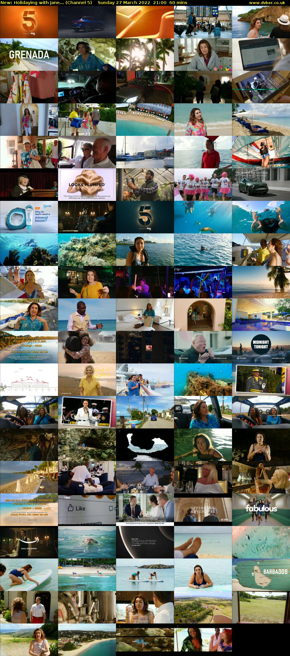 Holidaying With Jane... (Channel 5) Sunday 27 March 2022 21:00 - 22:00