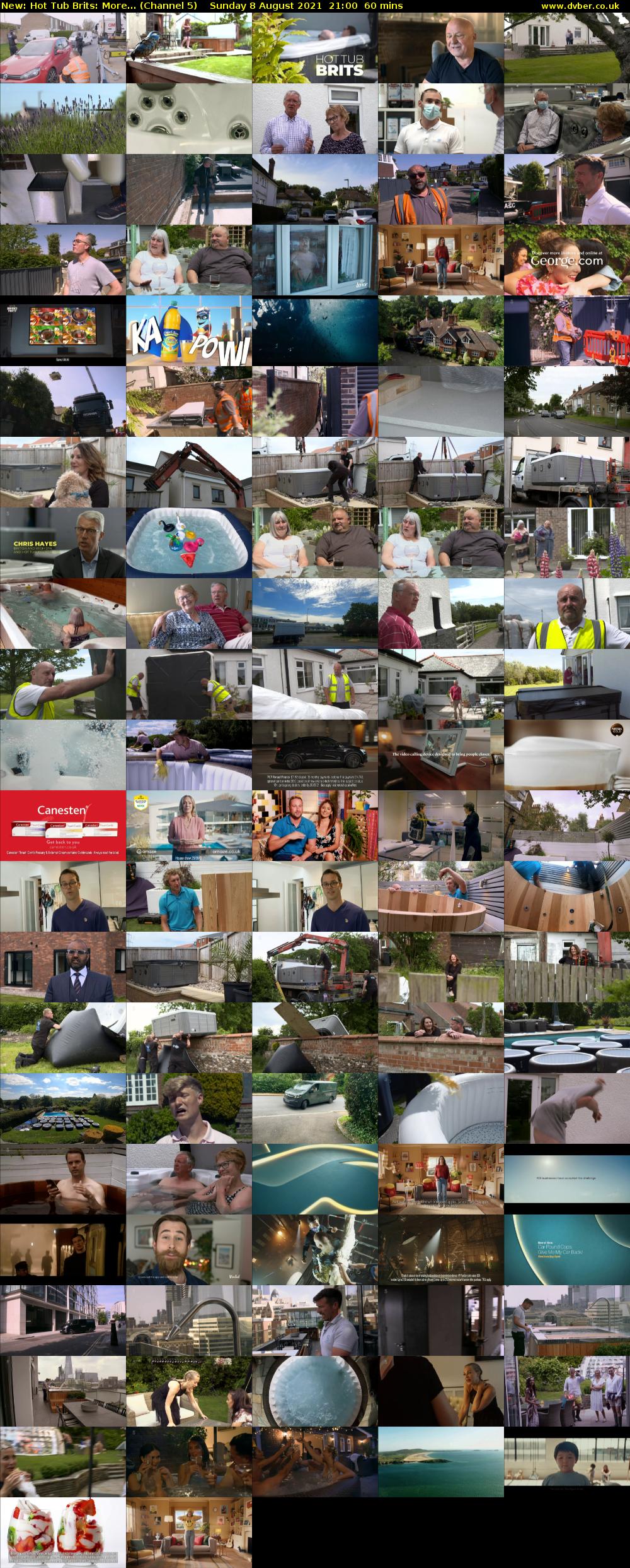 Hot Tub Brits: More... (Channel 5) Sunday 8 August 2021 21:00 - 22:00