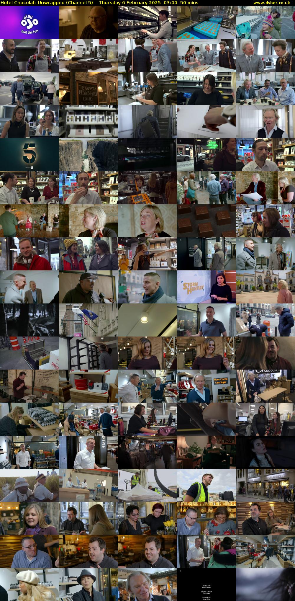 Hotel Chocolat: Unwrapped (Channel 5) Thursday 6 February 2025 03:00 - 03:50