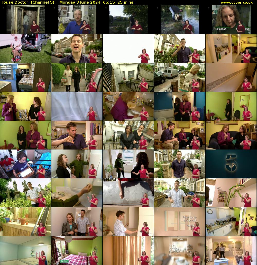 House Doctor  (Channel 5) Monday 3 June 2024 05:15 - 05:40