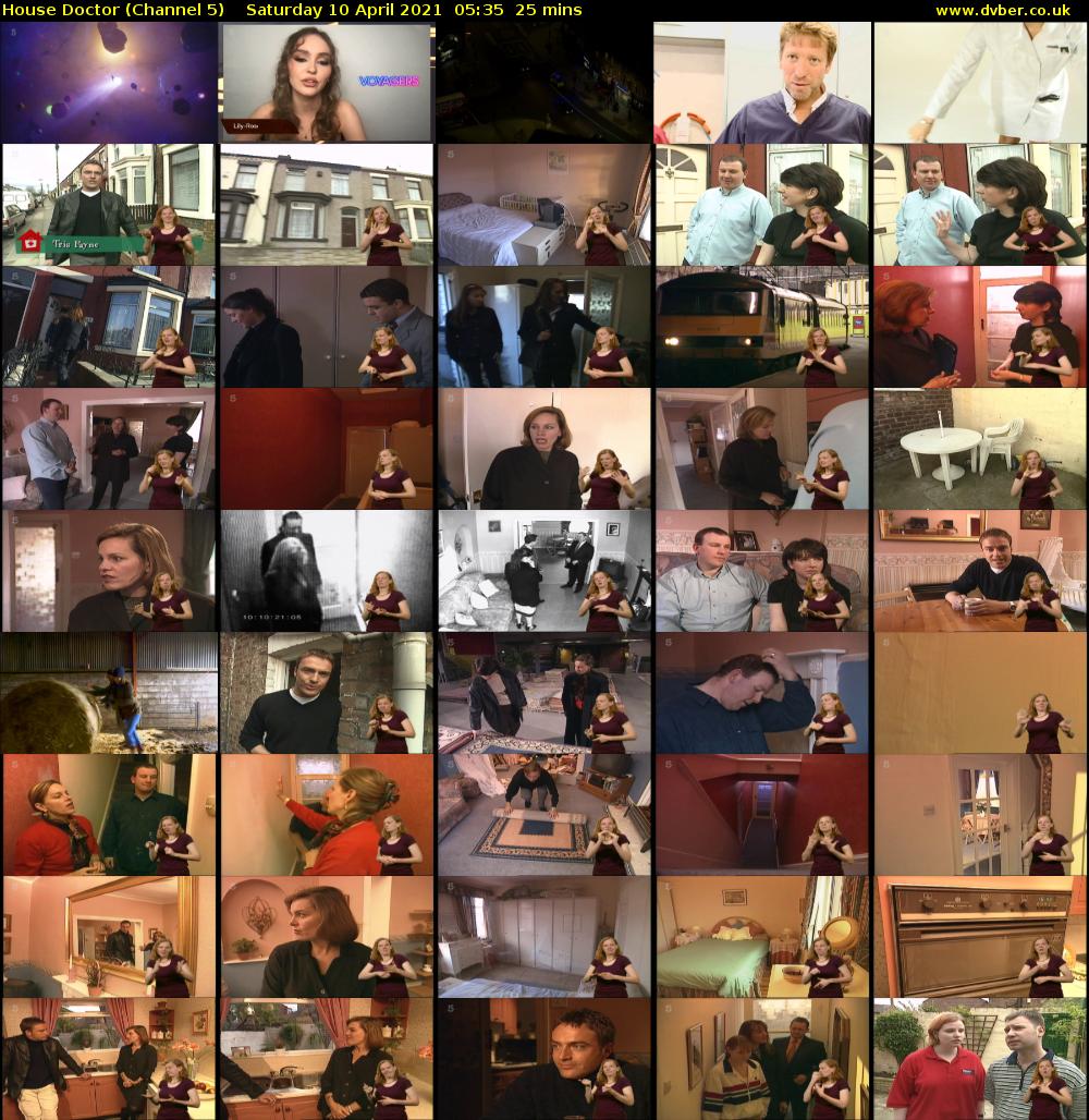 House Doctor (Channel 5) Saturday 10 April 2021 05:35 - 06:00